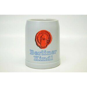 Vintage Beer Stein Ceramarte Made Brazil Berliner Kindl Ceramic Cave Collectible